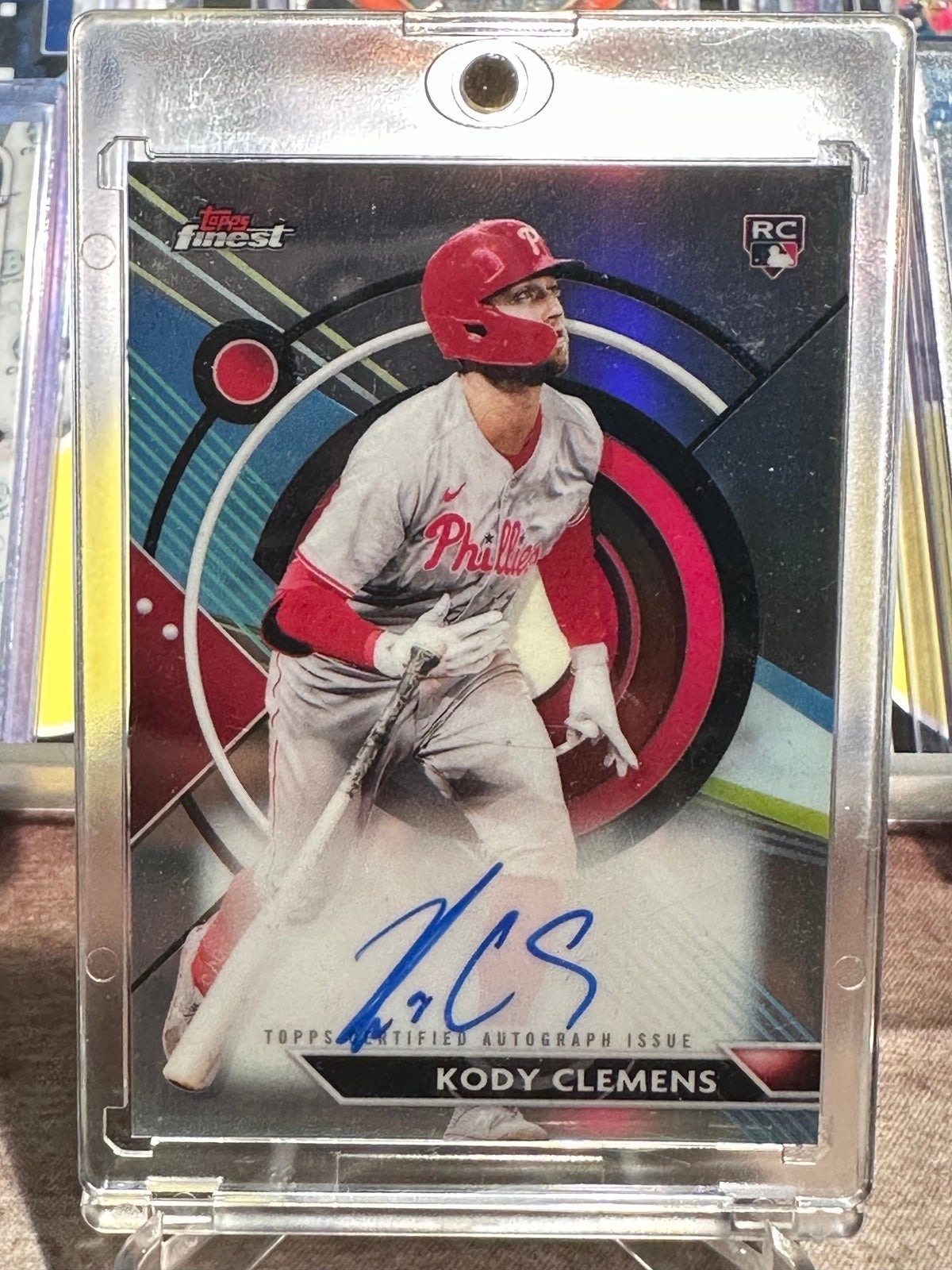 2023 Topps Finest Kody Clemens Auto Rookie Card (Phillies)