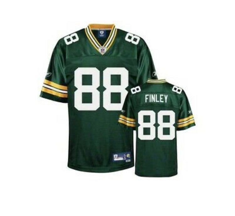 Authentic Packers Finley Jersey Size 48