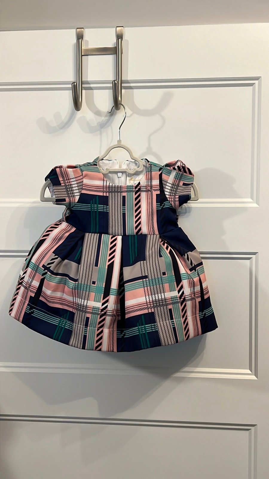 Mademoiselle Charlotte Couture 6M Spring Plaid Dress Great for dress or casual