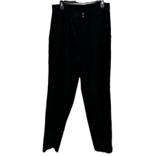 Vintage 80s Michael Hoban North Beach Suede Leather Pants Pleated High Waist 32