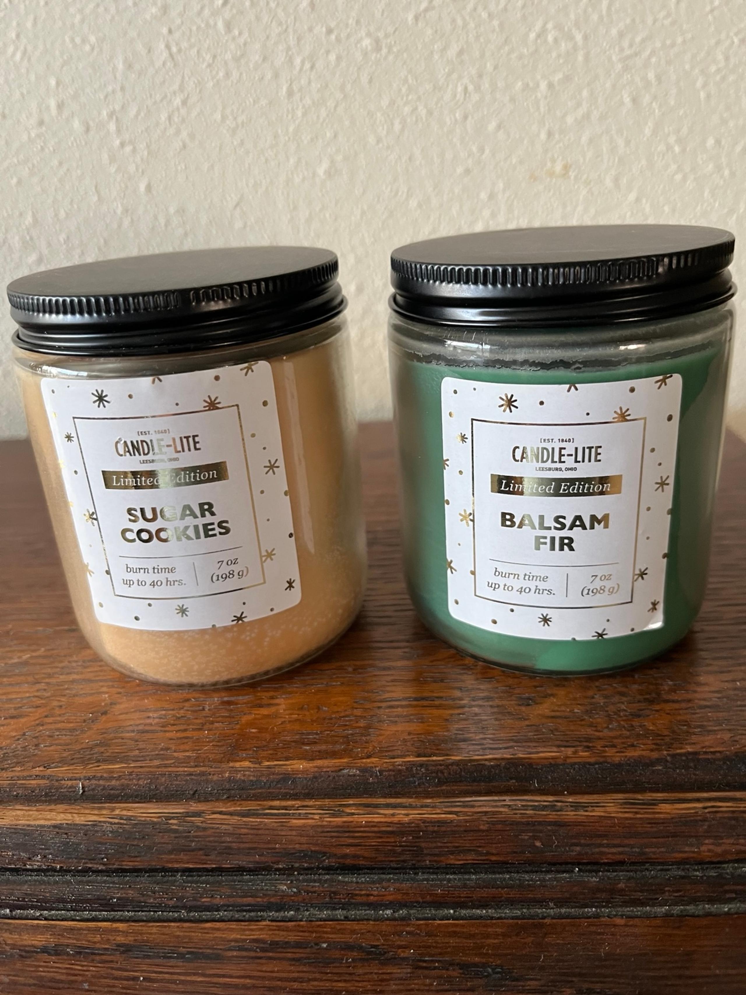 NEW Two Candle-Lite Jar Candles