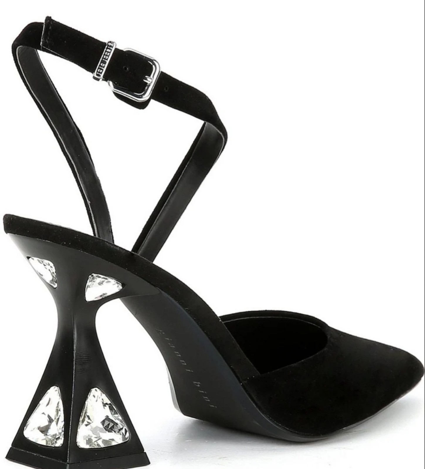 Gianni Bini Tallia Suede Asymmetrical Jewel Embellished Pumps