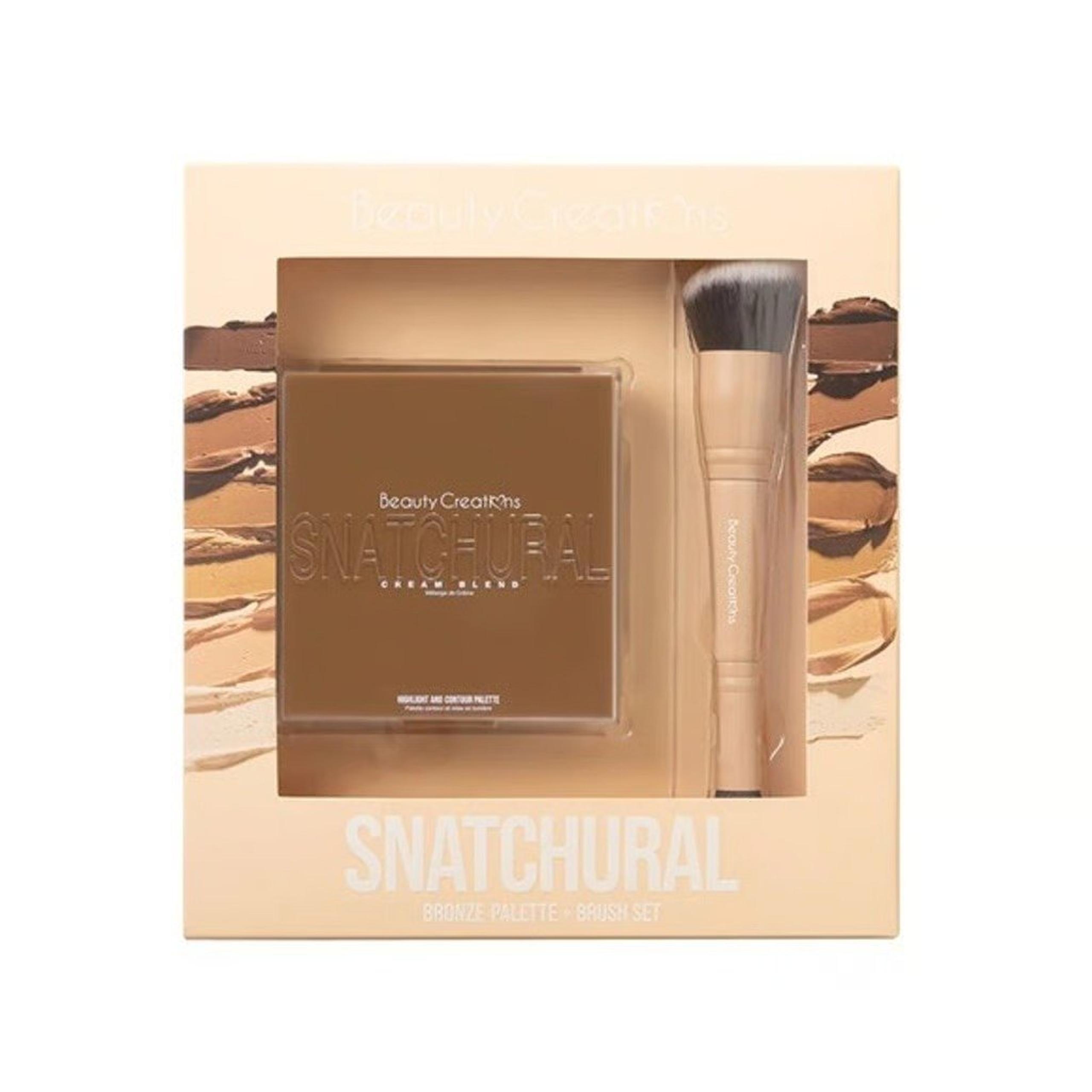 SNATCHURAL BRONZE PALETTE + BRUSH SET beauty creations
