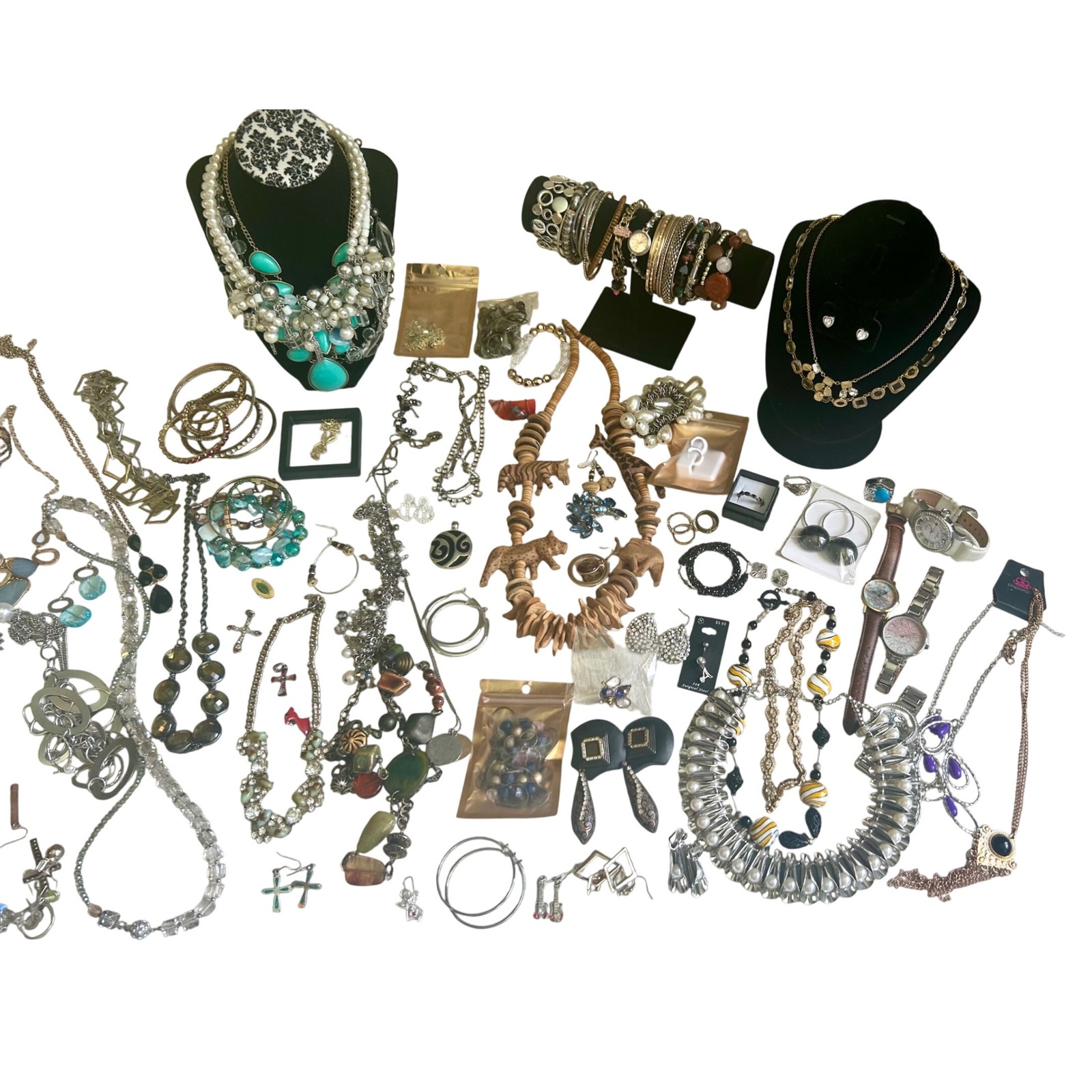 Jewelry Mixed Lot Kate Spade, Silver PCS, Rag Bone NY, Ann Taylor, Vintage VCLM