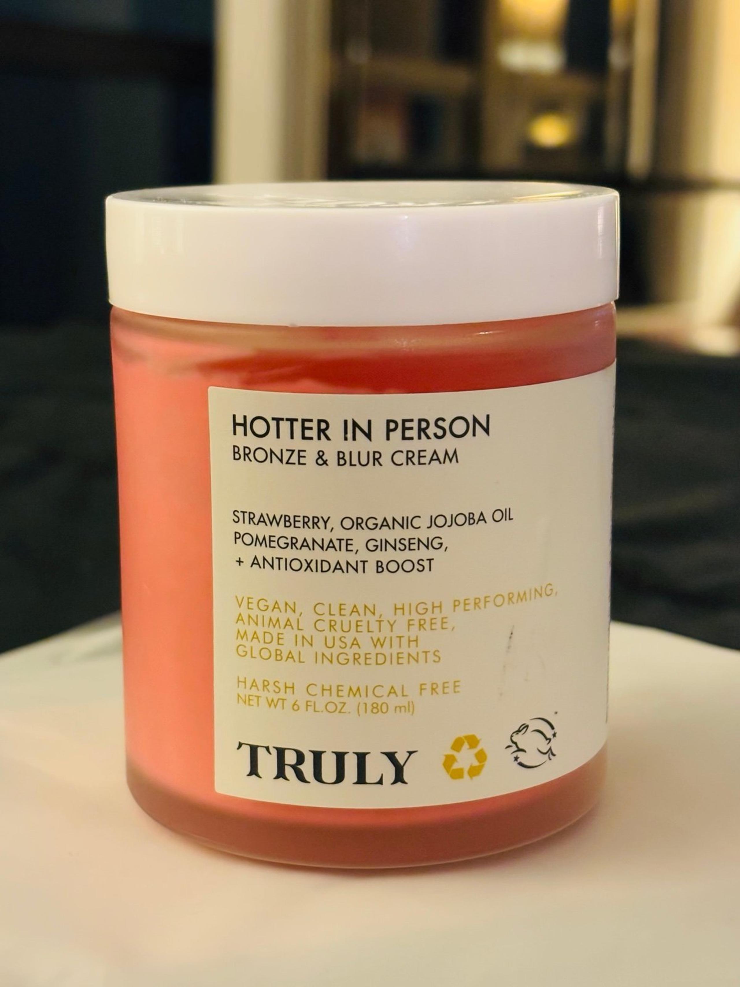 Truly Beauty “Hotter in Person” Bronze and Blur Body Cream