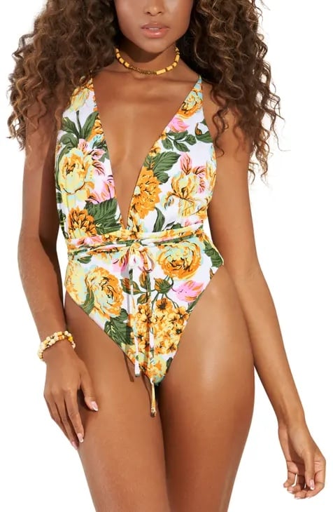 Maaji V Plunge One Piece in Vintage Age Safari