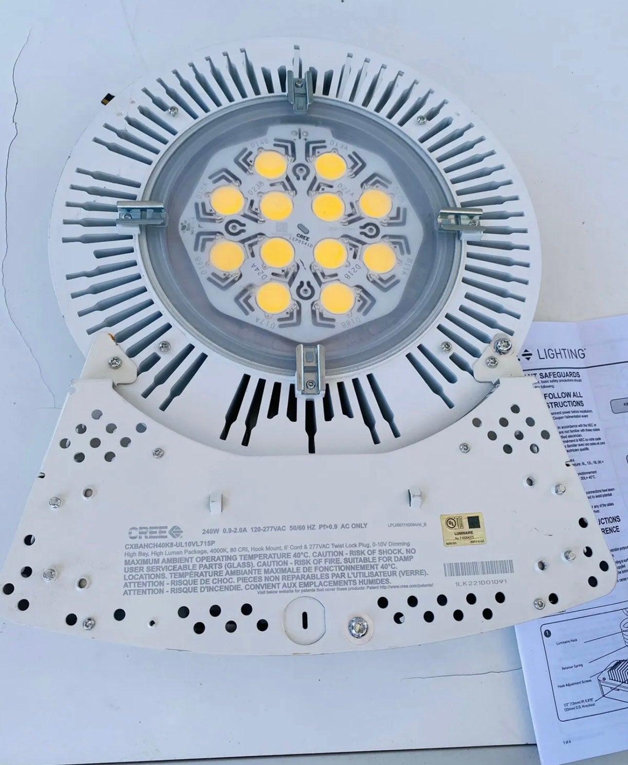A)Cree CXB Series CXBAHCH40K8-UL10VL715P