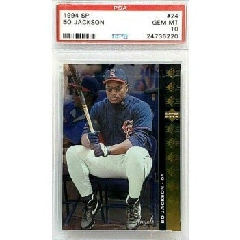 PSA 10 BO JACKSON 1994 UPPER DECK #24!