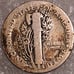 Rare KEY DATE 1921 SILVER Mercury Dime Toned Natural USA Genuine SILVER