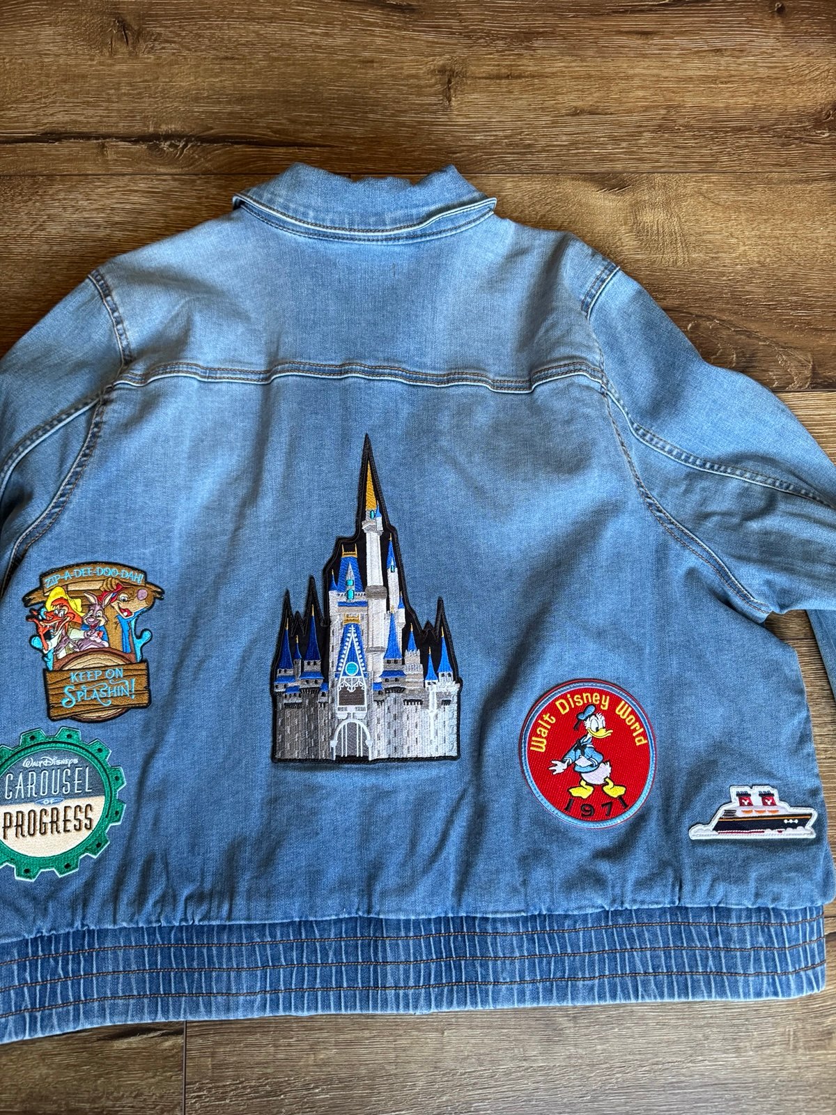 Denim Jean jacket size 1x/2x