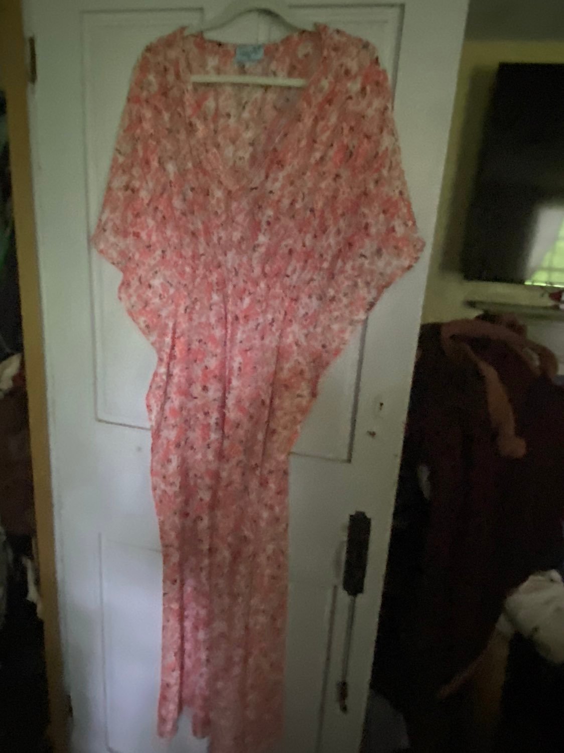 Letarte Cover up Tunic long dress v neck