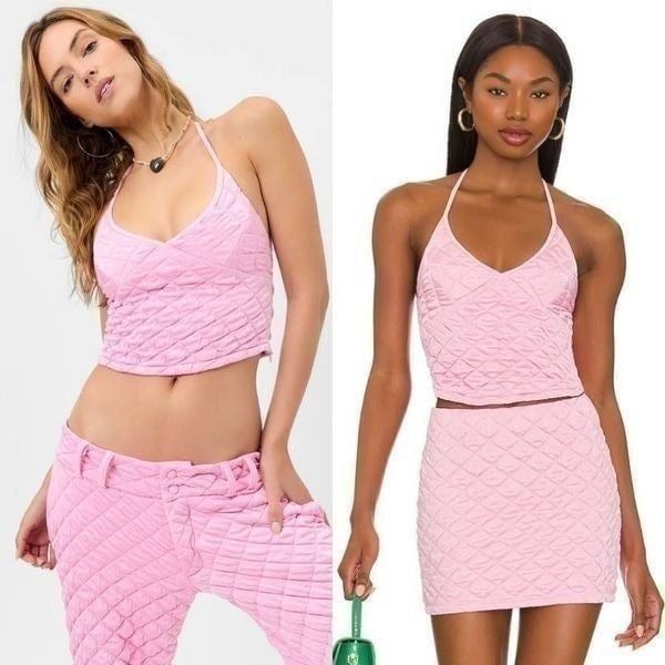 Marlowe String Halter Top XS Nwt