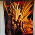 ANNE STOKES INNER STRENGTH WARRIOR LADY SWORD DRAGON FANTASY QUEEN SIZE BLANKET