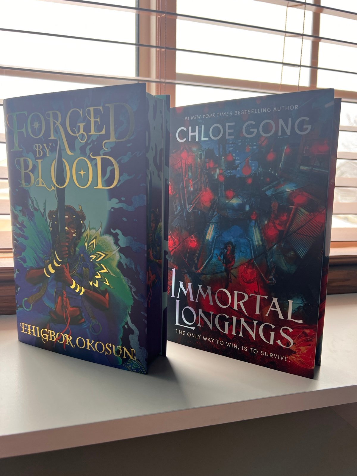 Fairyloot Exclusive editions of Immortal Longings + Forged By Blood!