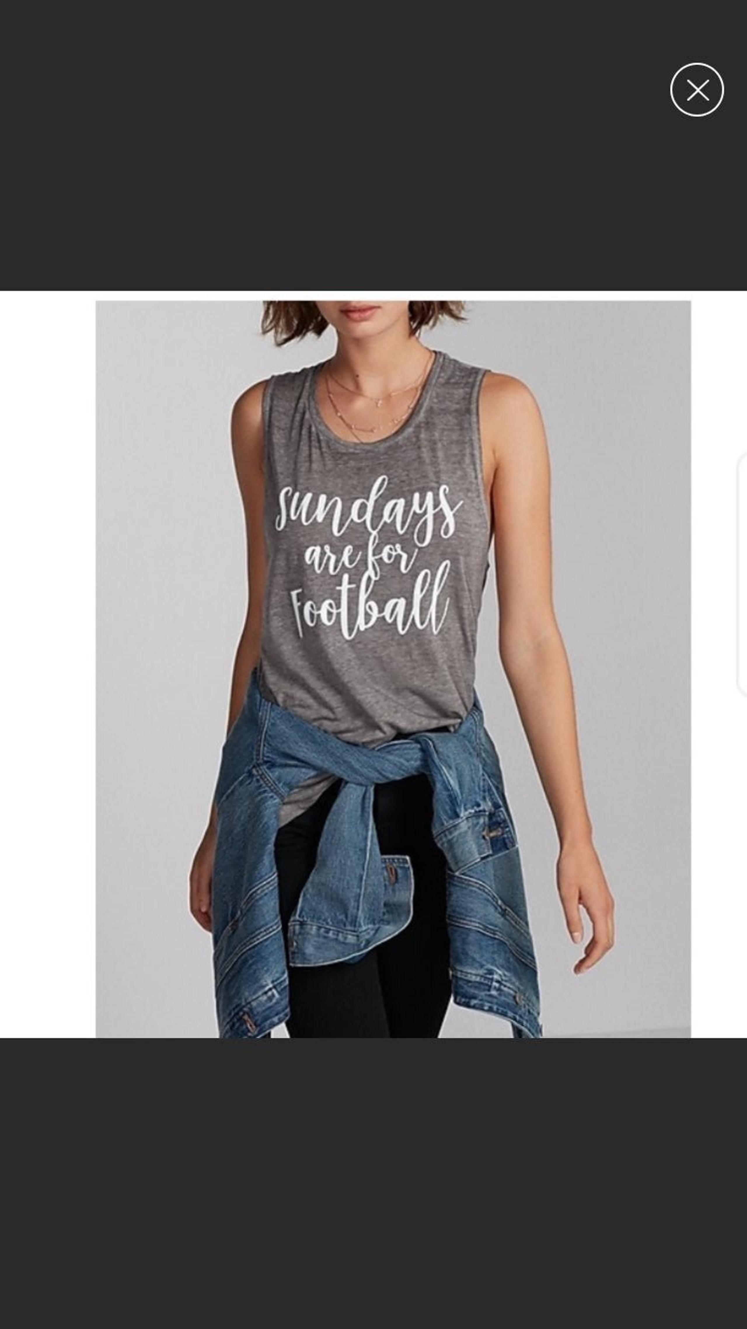 NWT Express sunday football tank- xs /sm