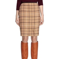 Brooks Brothers Tan Plain Camel Hair Skirt Women’s Size 8