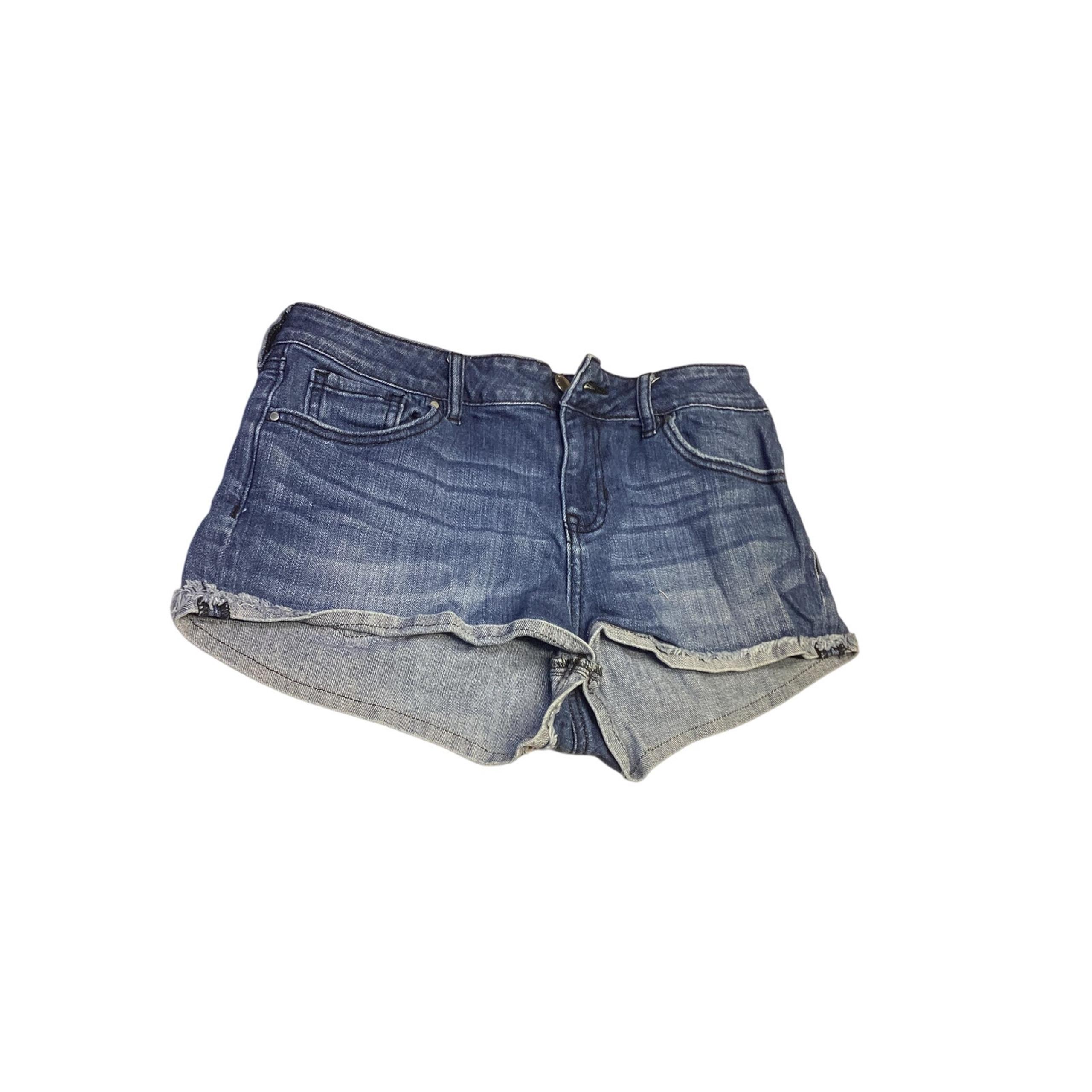 Bullhead Women’s Jean Shorts Low Rise Short Size 28 Blue