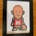 49ers George Kittle Framed Print Zeeb