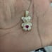 10kt Real Gold Teddy Bear Pendant