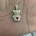 10kt Real Gold Teddy Bear Pendant