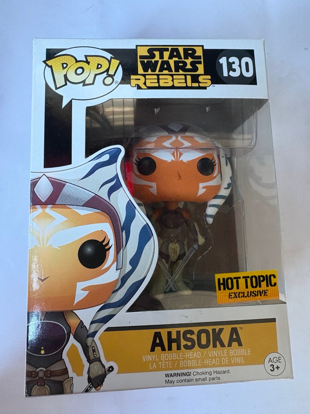 Funko Star Wars Rebels Pop Ahsoka #130 HOT TOPIC EXCLUSIVE