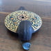 Ceramic Oil Lamp Copy From Corinthian Period 550BC Vintage Hand Painted