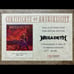 Megadeth 30th Anniversary 107/250 Lithograph “Peace Sells” Vic Rattlehead