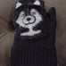 Brand New Husky Black Mittens