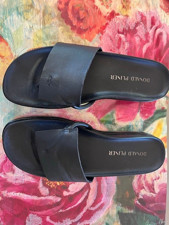 Donald J. Pliner Round Toe Slide Sandals