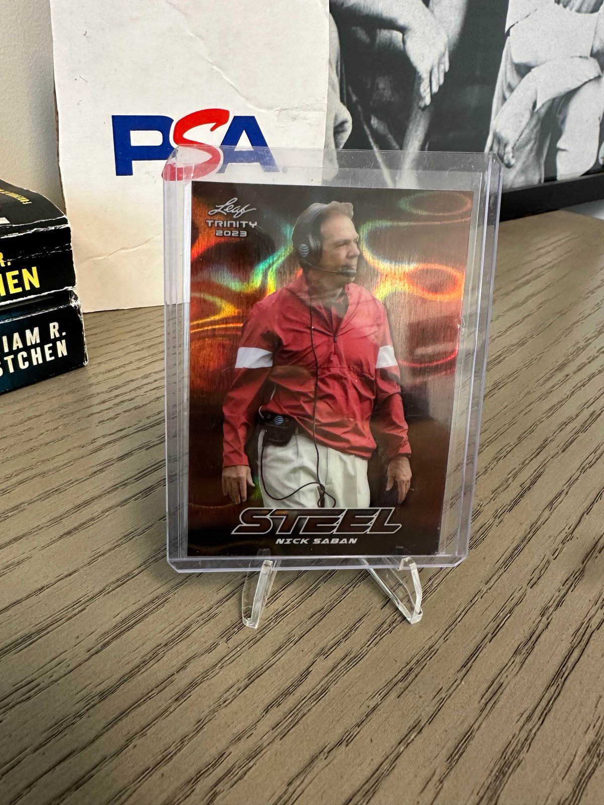 NICK SABAN #/15 REFRACTOR WOW!!!!