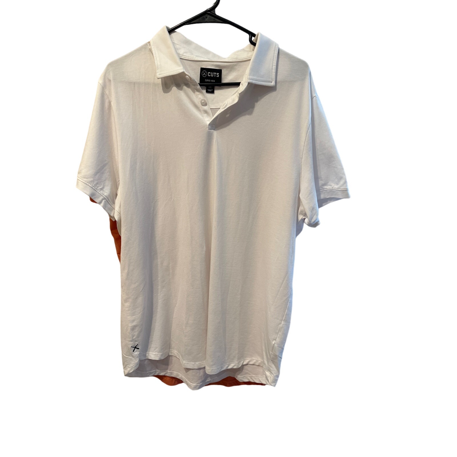 Men’s Cuts Curve Hem Polo Shirt Bundle. Size XXL
