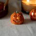 Handmade Ceramic Halloween Pumpkin Tea Light Holder
