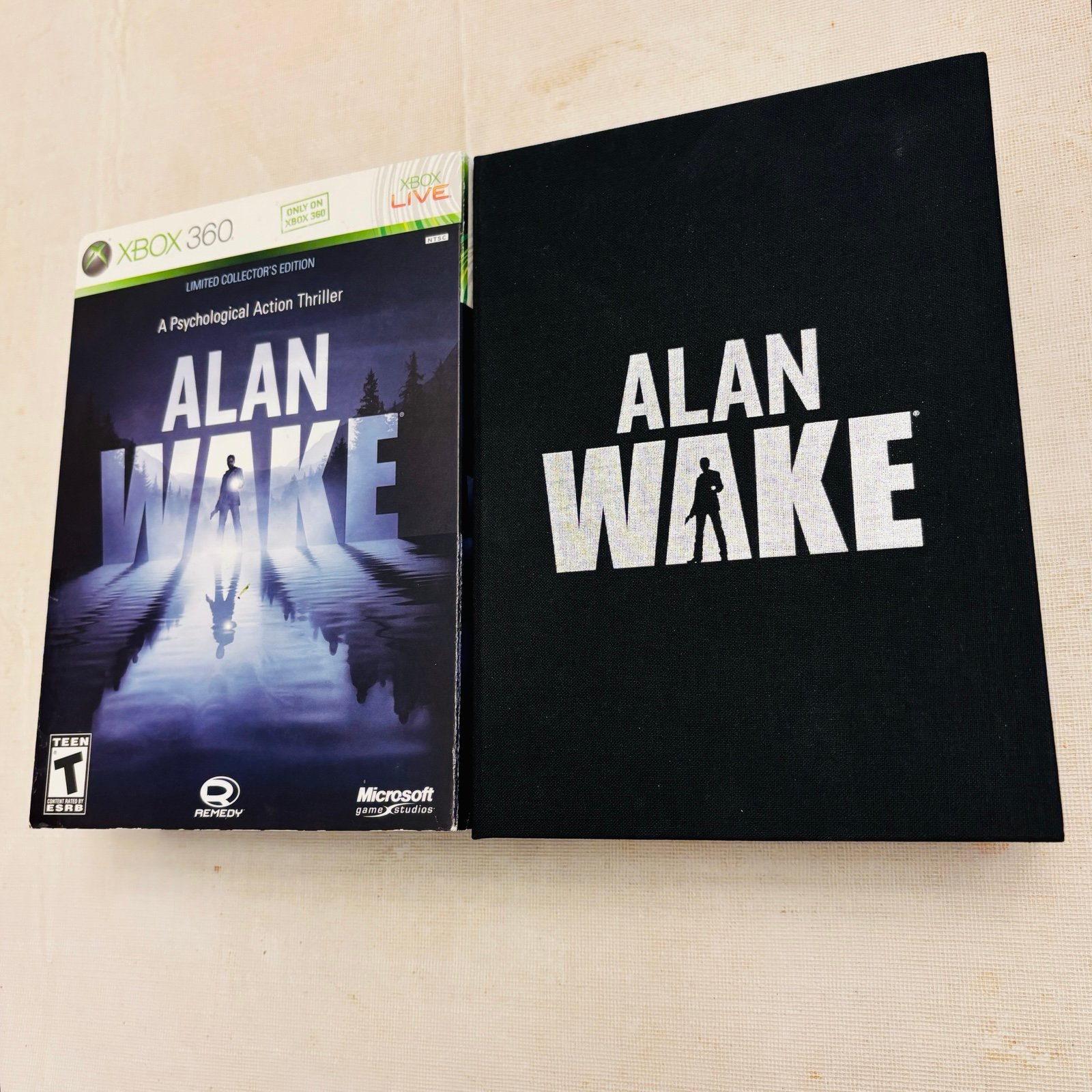 Alan Wake - Limited Collector's Edition (Microsoft Xbox 360, 2010) NO GAME