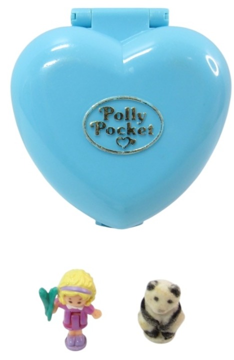 1993 Polly Pocket Vintage Pretty Pandas Bluebird Toys (46981)