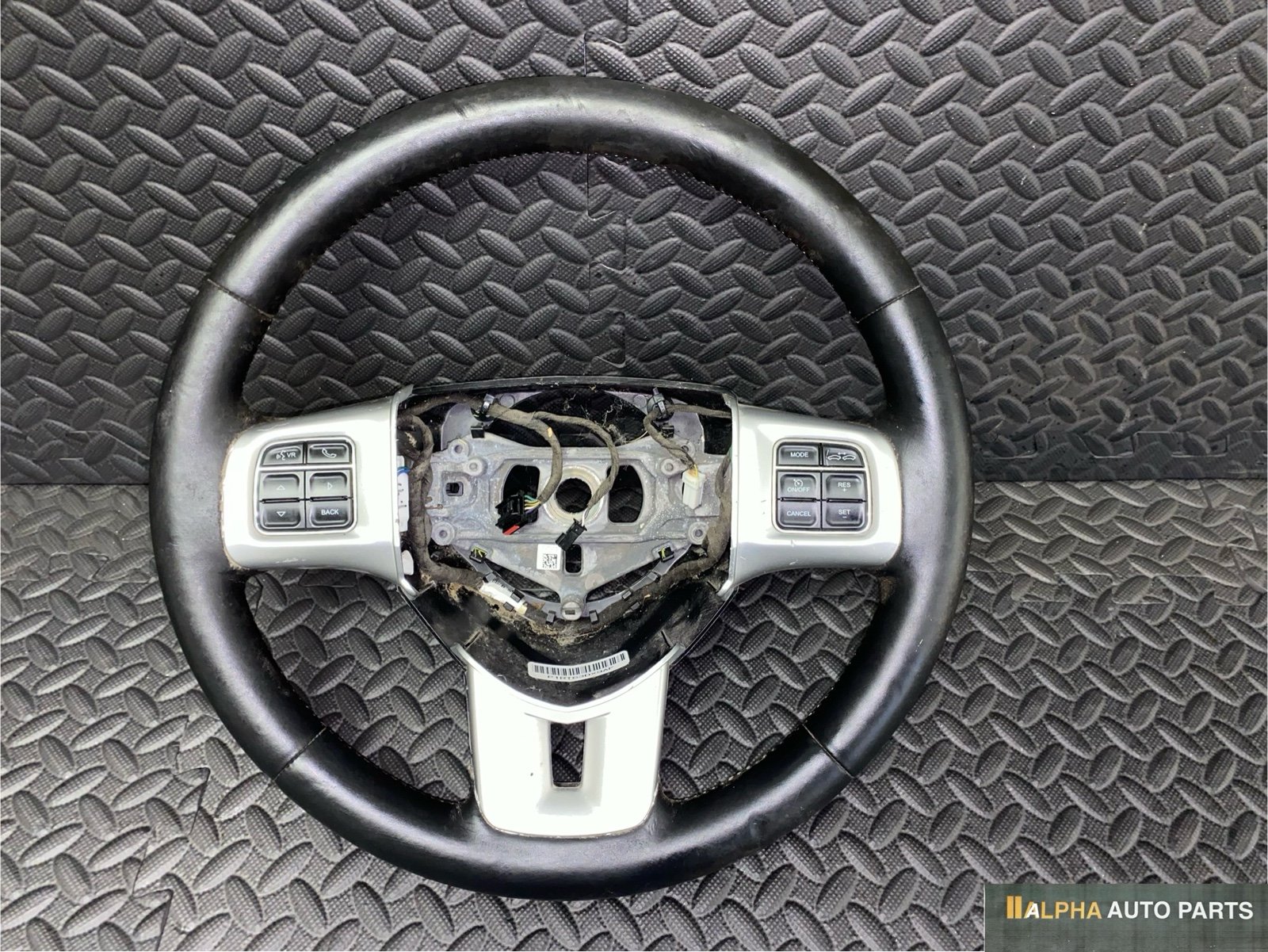 11-14 CHARGER R/T Black Leather Steering Wheel Radio Control OEM