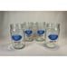 Tahoe Blue Vodka “Game Day” advertising x4 MASON JAR GLASSES 12 OZ cocktail beer