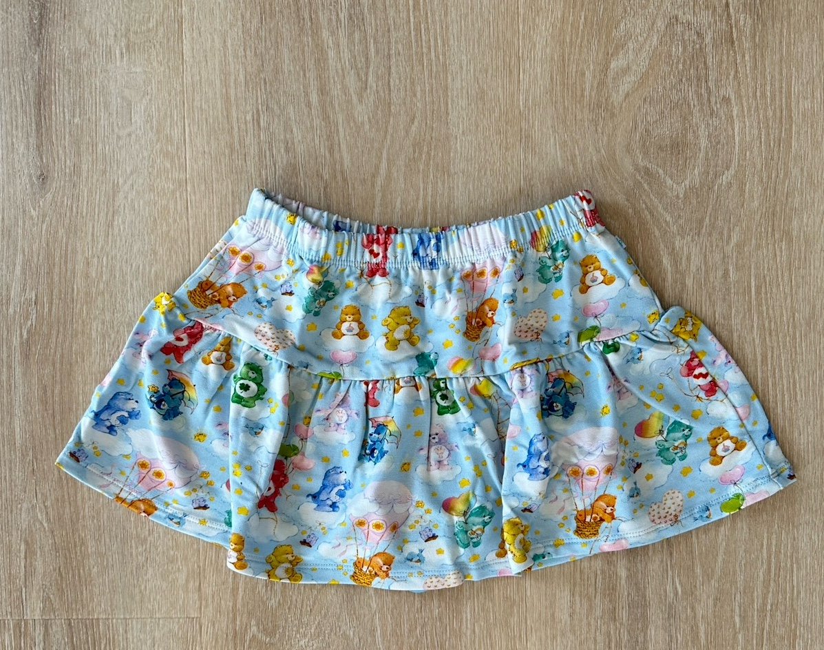 Posh Peanut Care Bears Skirt 3/4T NWT