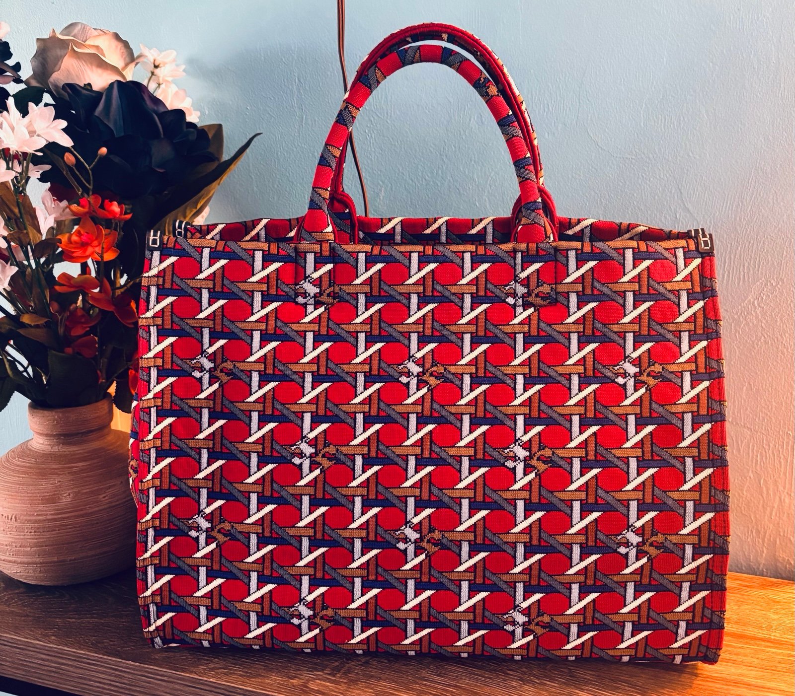 Tory Burch NWT Circular Knit Ella Tote