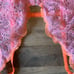 VS Vintage Crochet Lace / Mesh Strappy Neon Plunge Bralette