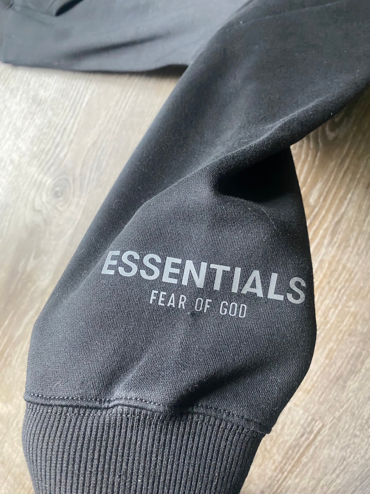 Black Essentials Hoodie