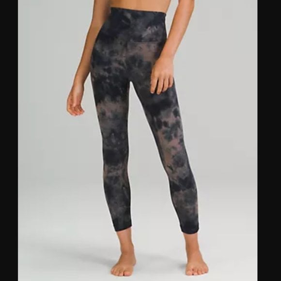 NWT Lululemon Align Diamond Dye Lunar Rock True Navy High-Rise Pant wmns 20/25