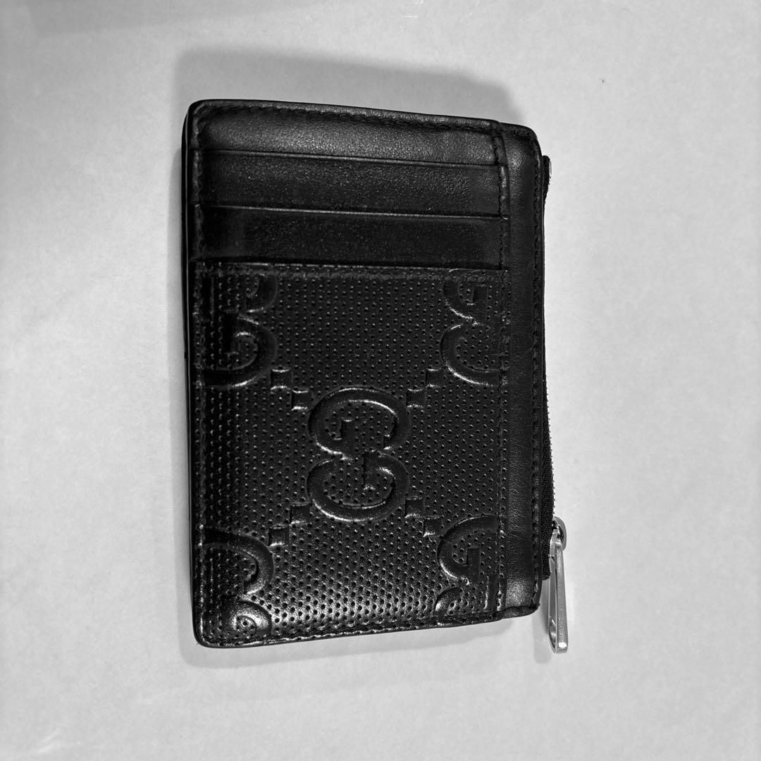柔らかい GUCCI Case Card Coin Signature 小物