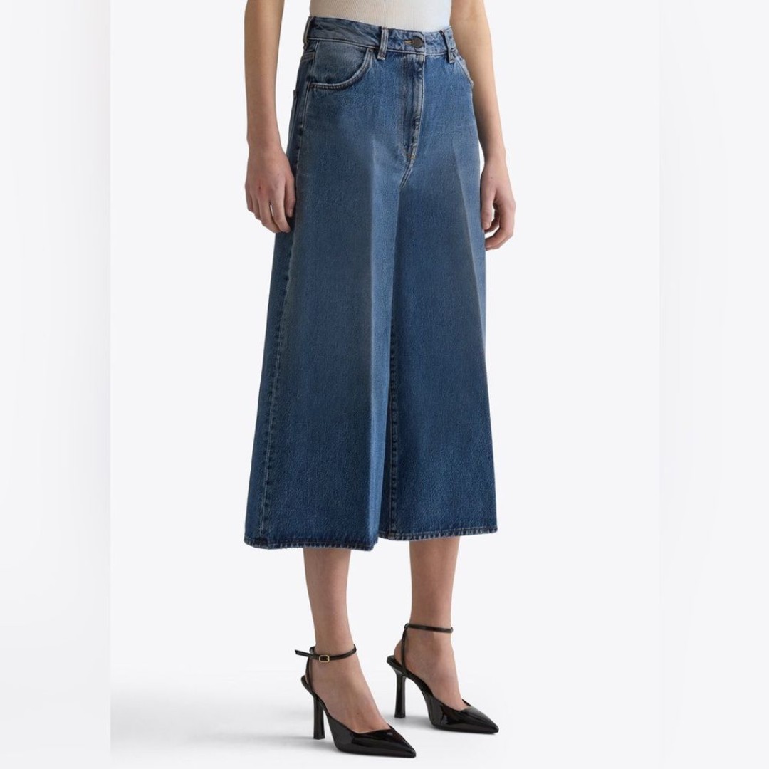 BLK DNM Women's Jean 72 Clean Vintage Wide Leg Denims (Size 27)