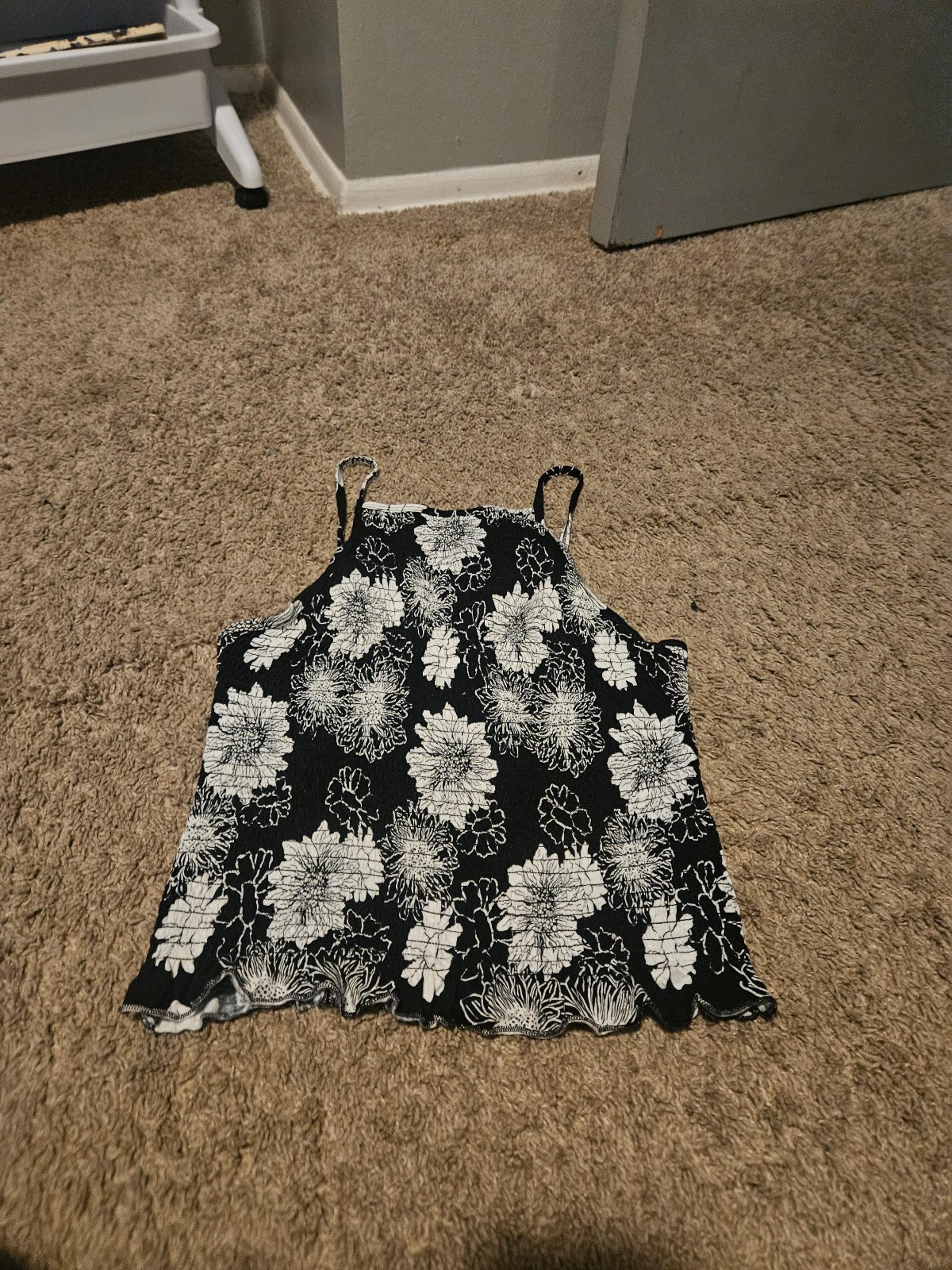 Women Floral Tank Top Size M