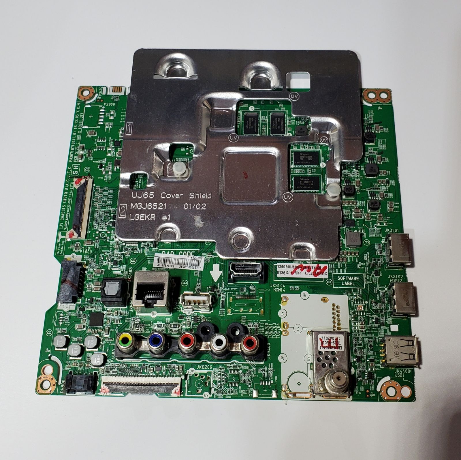 LG 60UJ6300-UA LED TV Replacement Main Board EBT64533102