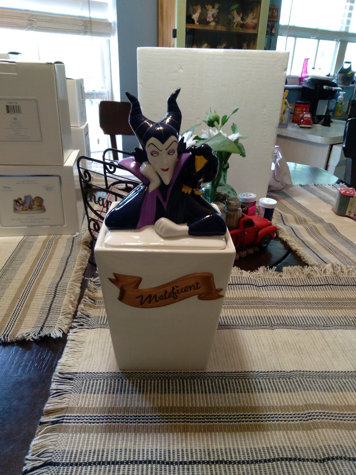DISNEY MALEFICENT COOKIE JAR
