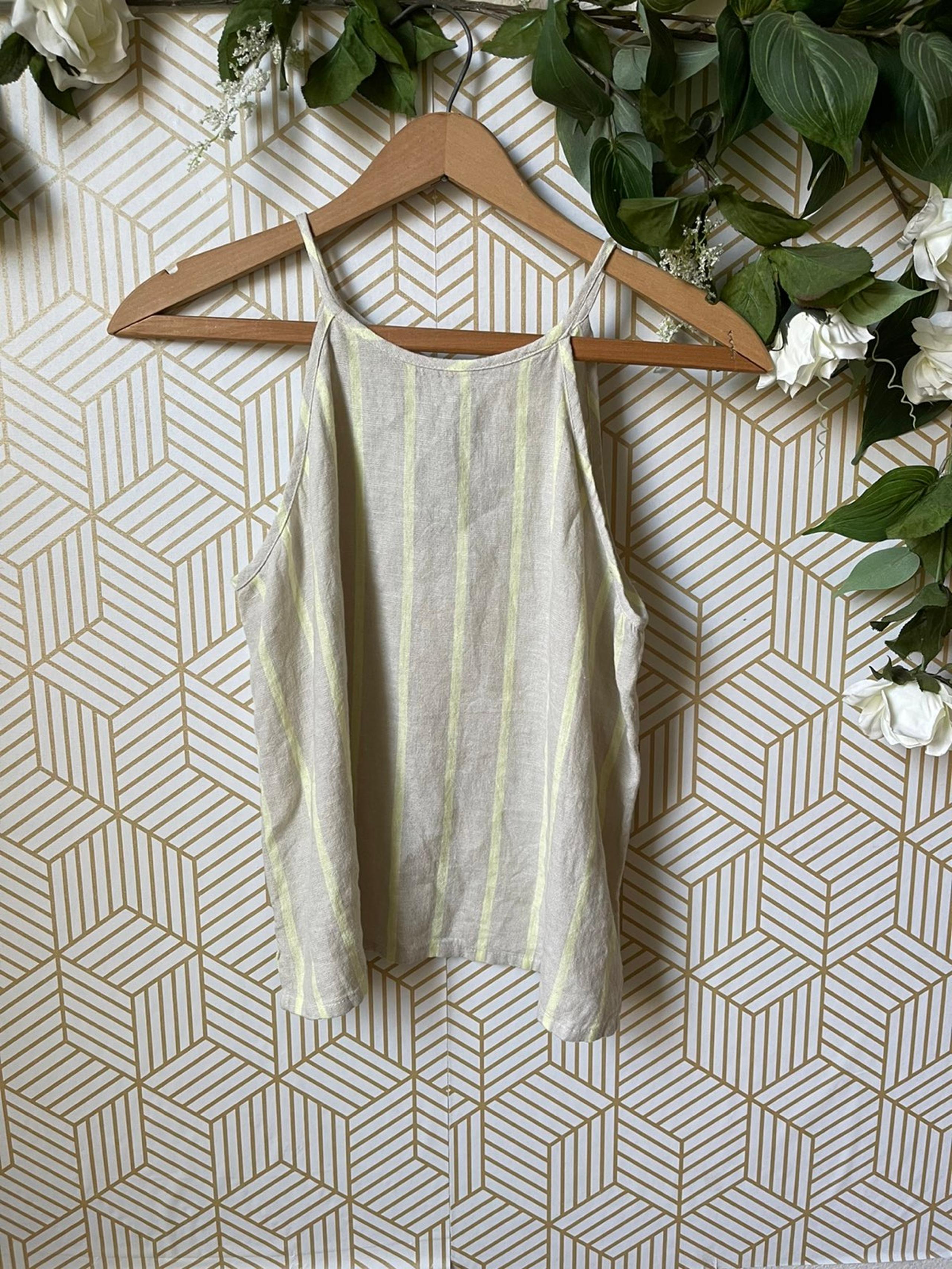 LOFT Outlet Linen Halter Top XS
