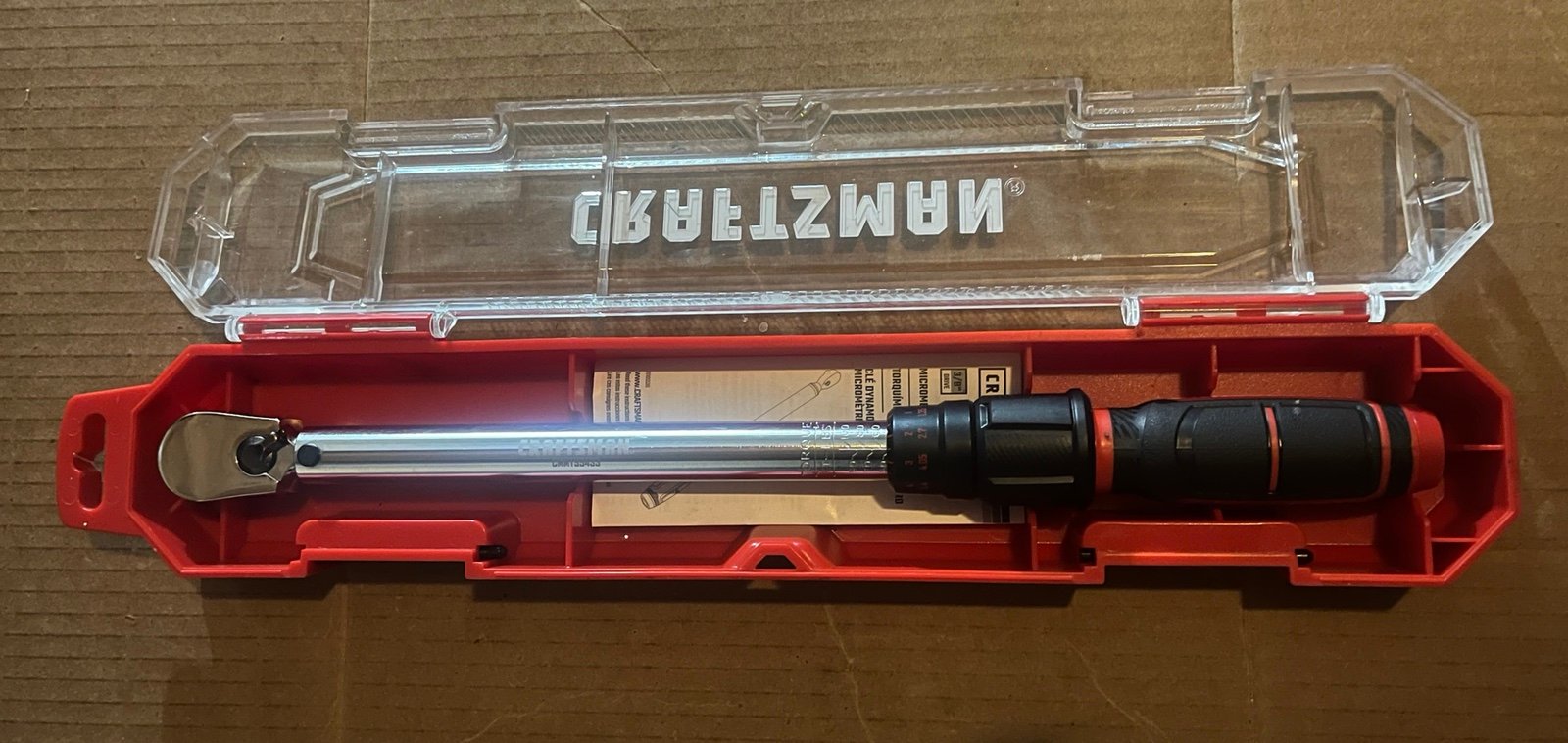Craftsman micrometer 2024 torque wrench