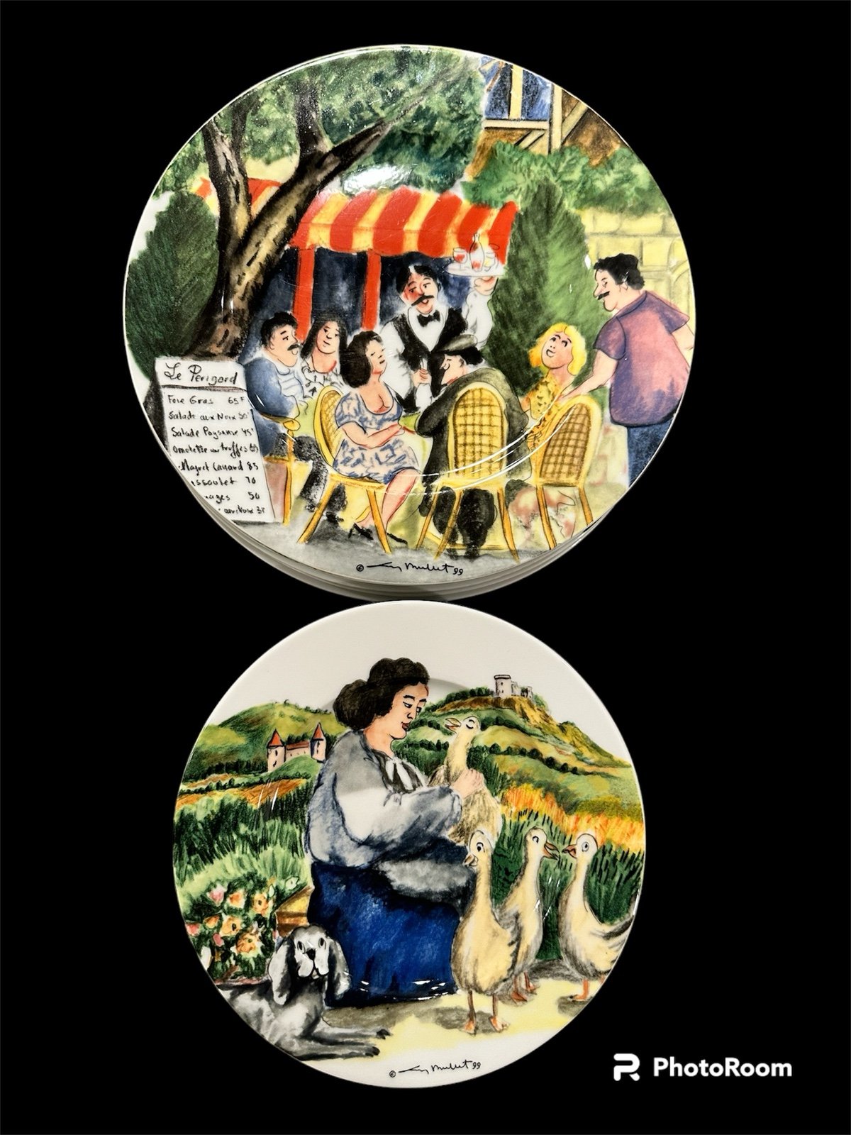 Guy Buffet for William Sonoma Plates and Platter