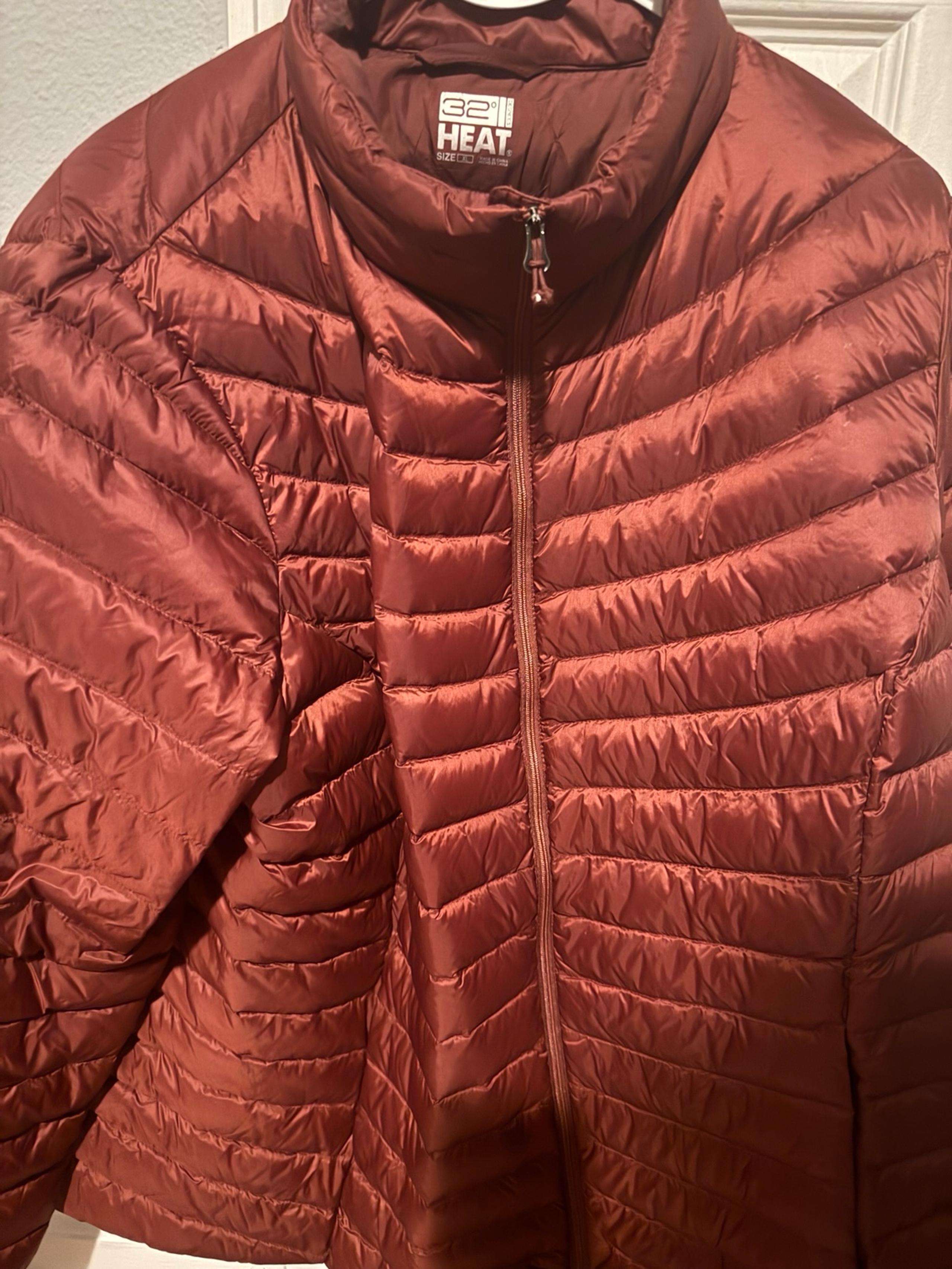 32 Degrees Heat Women’s/Mens Ultra-Light Down Puffer Jacket Blue L